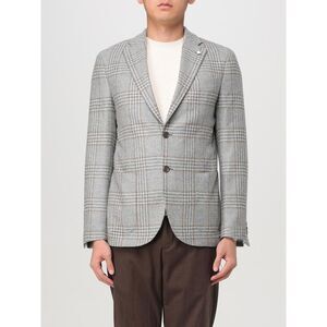 Luigi Bianchi Jacket Men Grey